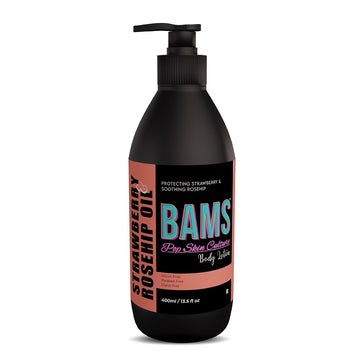 Strawberry & Rosehip Oil Body Lotion For Soft & Supple Skin - 400 Ml